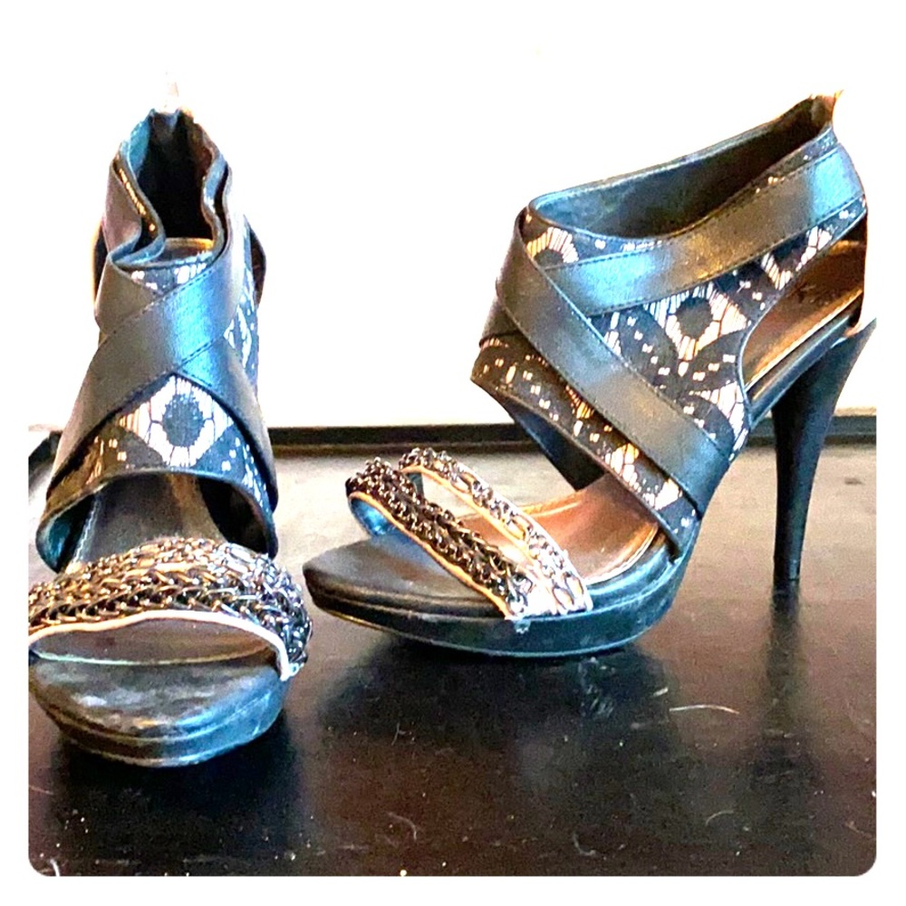 Punk ankle heels